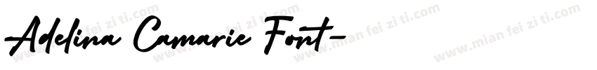 Adelina Camarie Font字体转换
